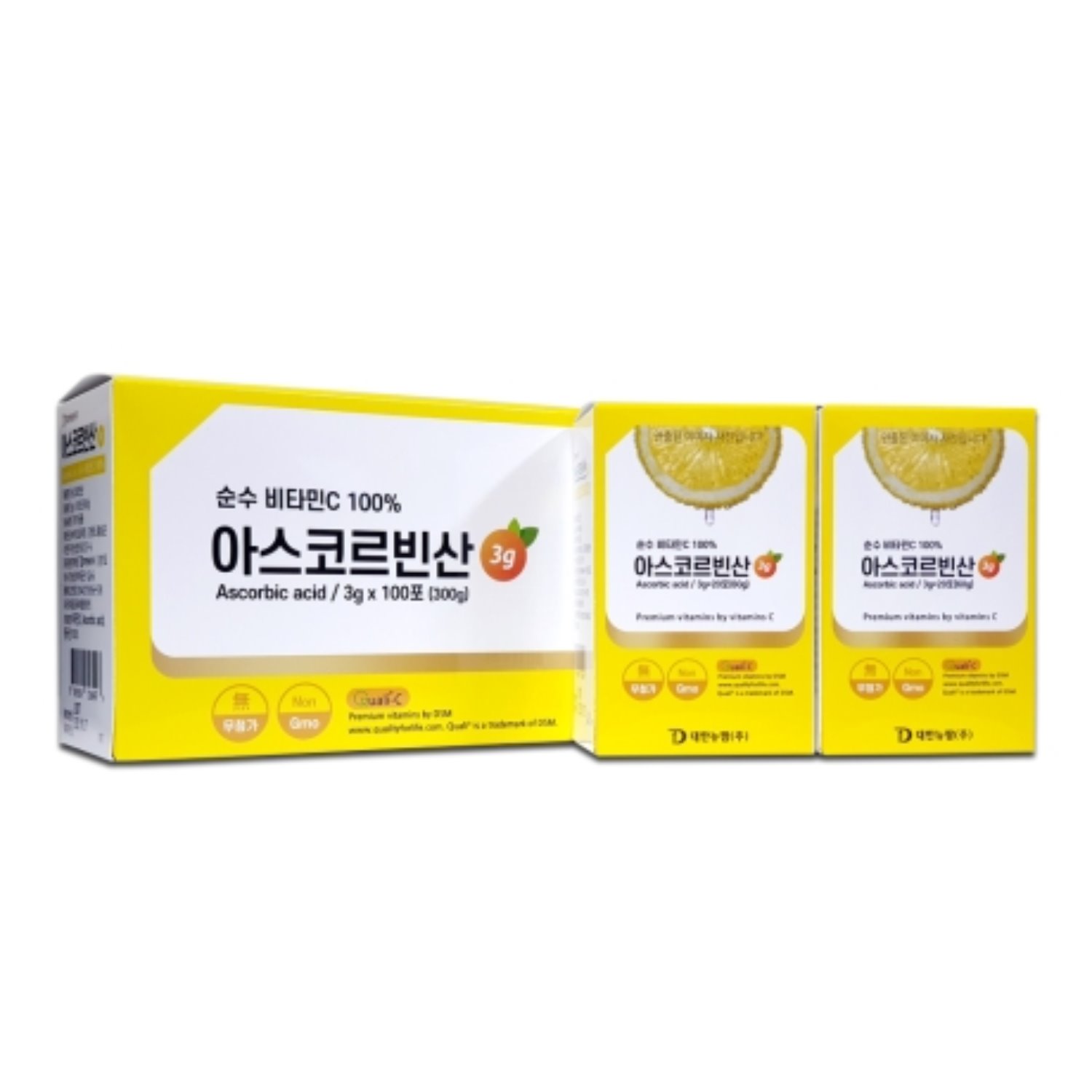 순수 비타민C 100% 아스코르빈산 3g×100포 (300g)